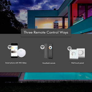 Controlador CCT 12-24V DC - 2 canales - 5A/canal - RF 2.4GHz - Skydance (9)