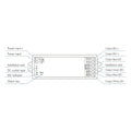 Single Color/ CCT/ RGB/ RGBW Controller - 12-24V DC - 4 channels - 4A/channel - RF 2.4GHz - Skydance 4