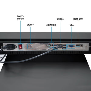 Display publicitario - Digital Kiosk 43" - Pantalla Táctil - Interior - 16GB - Base "K" (18)
