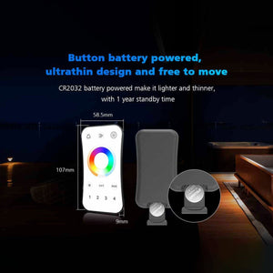 Mando a distancia LED RGB / RGBW - 4 zonas - SK-R8 - Skydance - Barcelona Led-Control y regulación