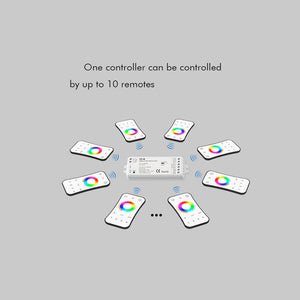 Controlador RGB + CCT 12-24V DC - 5 canales - 3A/canal - RF 2.4GHz - Skydance (1)