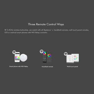 Controlador Monocolor / CCT/ RGB / RGBW 12-48V DC - 4 canales - RF 2.4GHz - Skydance (6)