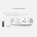 Single Color / CCT / RGB Controller 12-24V DC - 3 channels - 4A/channel - RF 2.4GHz - Skydance 2