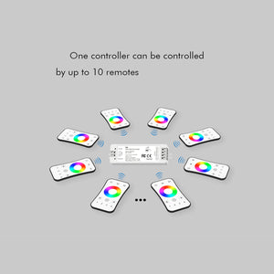 Controlador Monocolor / CCT / RGB 12-24V DC - 3 canales - 4A/canal - RF 2.4GHz - Skydance (10)