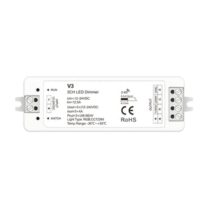 Controlador Monocolor / CCT / RGB 12-24V DC - 3 canales - 4A/canal - RF 2.4GHz - Skydance (15)