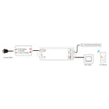CCT Controller - 12-24V DC - 2 wires - 5A - RF 2.4GHz - PUSH dimmer - Skydance 3