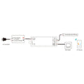 CCT Controller - 12-24V DC - 2 wires - 5A - RF 2.4GHz - PUSH dimmer - Skydance 3