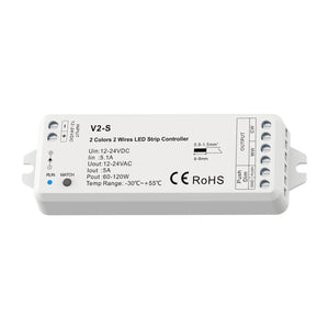 Controlador CCT 12-24V DC - 2 hilos - 5A - RF 2.4GHz - PUSH dimmer - Skydance (4)