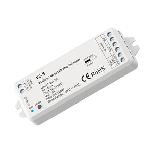 Controlador CCT 12-24V DC - 2 hilos - 5A - RF 2.4GHz - PUSH dimmer - Skydance - Barcelona Led-Control y regulación