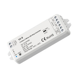 Controlador CCT 12-24V DC - 2 hilos - 5A - RF 2.4GHz - PUSH dimmer - Skydance