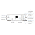 Enkelvoudige kleurenregelaar/ CCT/ RGB/ RGBW 12-24V DC - 4 kanalen - Programmeerbaar - RF 2,4GHz - Skydance 4