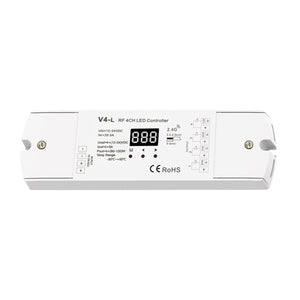 Controlador monocolor/ CCT/ RGB/ RGBW 12-24V DC - 4 canales - Programable - RF 2.4GHz - Skydance - Barcelona Led-Control y regulación
