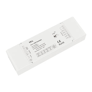 Controlador Monocolor / CCT / RGB / RGBW / RGB + CCT 12-48V DC - 5 en 1 - RF 2.4GHz - PUSH dimmer - Skydance (7)
