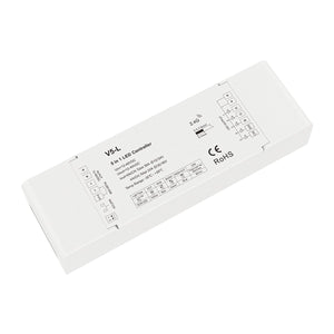 Controlador Monocolor / CCT / RGB / RGBW / RGB + CCT 12-48V DC - 5 en 1 - RF 2.4GHz - PUSH dimmer - Skydance (7)