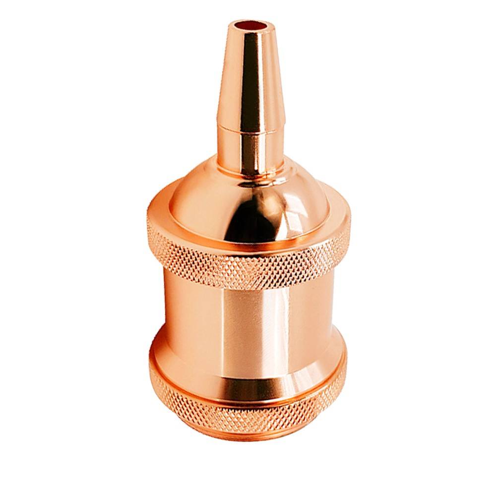 Casquillo E27 Dorado Rosa Vintage Series - Barcelona Led-