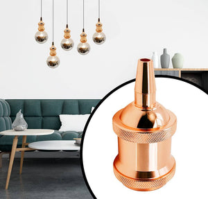 Casquillo E27 Dorado Rosa Vintage Series - Barcelona Led-