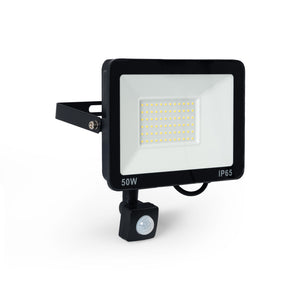 Proyector LED exterior con sensor de movimiento PIR - 50W - IP65 - 6000K
