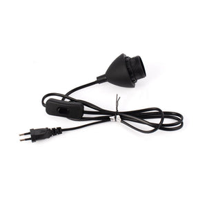 Cable para lámpara de mesa - Casquillo E27, interruptor y enchufe - 1,3 m - Barcelona Led-