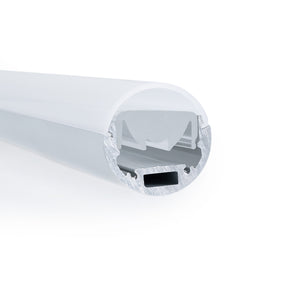 Perfil de aluminio para tira LED ≤ 13mm - Superficie - ø 28mm - 2 metros (1)