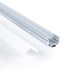 Perfil de aluminio para tira LED ≤ 13mm - Superficie - ø 28mm - 2 metros (2)