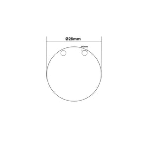 Tapa lateral para perfil de aluminio de superficie - Ref. BPERFALP142 - Color gris (10)