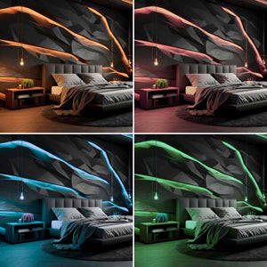 Tira LED COB 24V DC RGB - Emisión lateral - 12W/m - 10mm - IP20 - Corte c/ 5cm - Rollo de 5 metros (2)