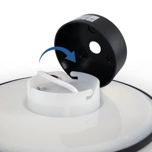 Aplique de pared circular "Eclipse" 18W - CCT - IP65 - Barcelona Led-Decoración