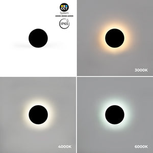 Aplique de pared circular "Eclipse" 9W - CCT - IP65 (24)