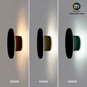 Aplique de pared circular "Eclipse" 9W - CCT - IP65 (25)