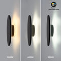 Circular wall light