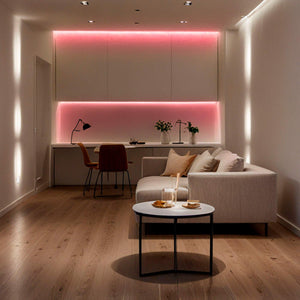 Tira LED COB 24V DC RGB - Emisión lateral - 12W/m - 10mm - IP20 - Corte c/ 5cm - Rollo de 5 metros (16)