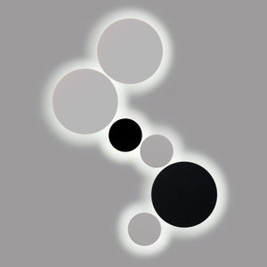 Aplique de pared circular "Eclipse" 9W - CCT - IP65 - Barcelona Led-Decoración
