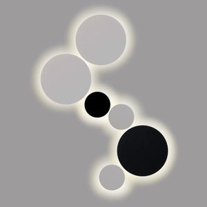 Aplique de pared circular "Eclipse" 9W - CCT - IP65 - Barcelona Led-Decoración