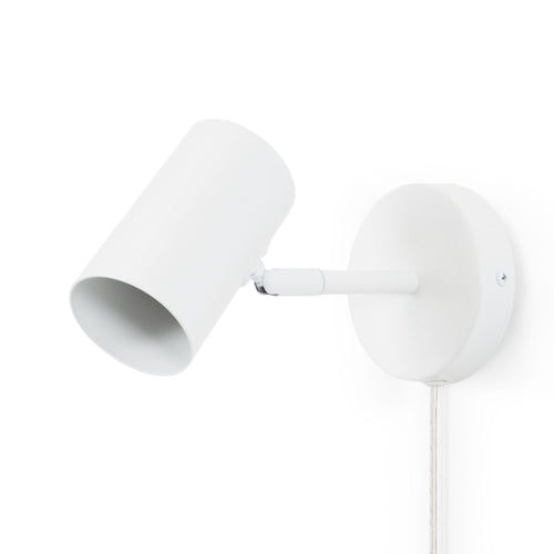 Verstellbare Wandleuchte „Ben“ mit Kabel und Stecker - E27