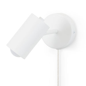 Aplique de pared interior orientable "Ben" con cable y enchufe - E27 (41)