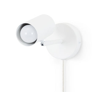 Aplique de pared interior orientable "Ben" con cable y enchufe - E27 - Barcelona Led-Decoración