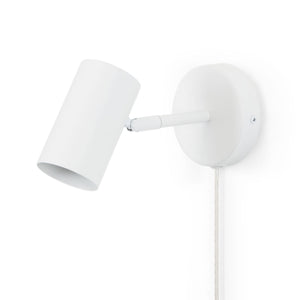Aplique de pared interior orientable "Ben" con cable y enchufe - E27 (37)