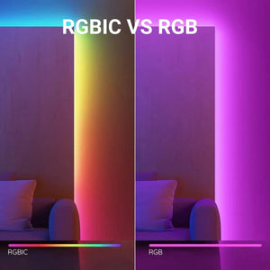 Tira LED inteligente RGB COB 24V DC - Emisión lateral - 12W/m - 10mm - IP20 - Rollo de 5 metros - Barcelona Led-
