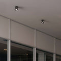 Adjustable ceiling spotlight