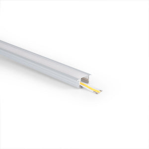 Perfil de aluminio empotrable para tira LED ≤ 15mm - 18.5x12mm - 2 metros (9)