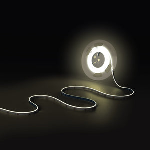 Tira LED COB 24V DC monocolor - Emisión lateral - 9W/m - 8mm - IP20 - Corte c/ 3cm - Rollo de 5 metros (24)
