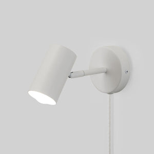 Aplique de pared interior orientable "Ben" con cable y enchufe - E27 - Barcelona Led-Decoración