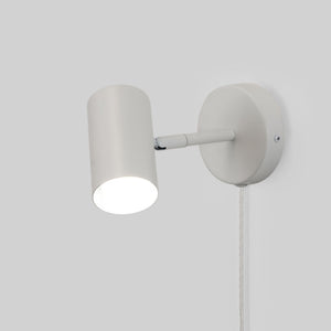 Aplique de pared interior orientable "Ben" con cable y enchufe - E27 (48)