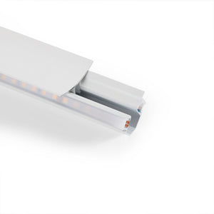 Perfil de aluminio para esquinas - Tira LED doble - 38.7x39mm - 2 metros - Barcelona Led-