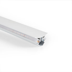 Perfil de aluminio para esquinas - Tira LED doble - 38.7x39mm - 2 metros