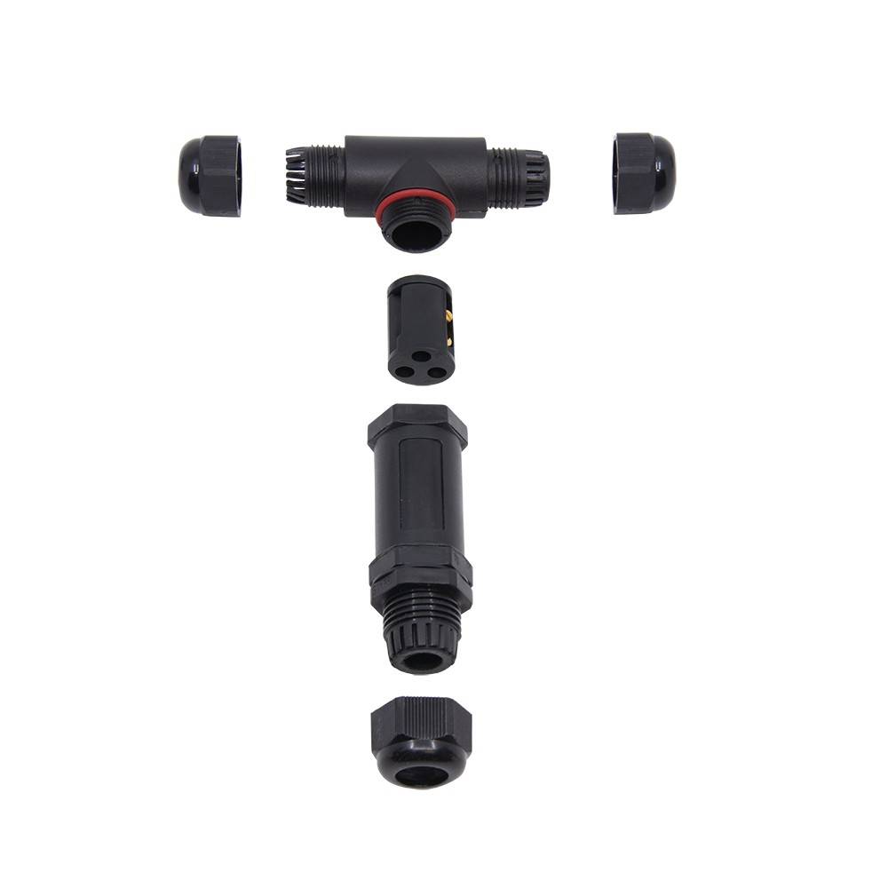 CONECTOR "T" ESTANCO 3 POLOS IP67 - Barcelona Led-