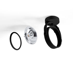 Foco de techo orientable "IRIS" + Bombilla AR111 GU10 - Barcelona Led-Decoración