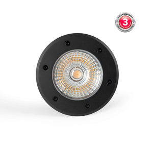 Baliza LED exterior suelo 18W - 12V DC - IP67 - Ø15cm -30º - RGB/3000K (33)