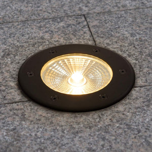 Baliza LED exterior suelo 18W - 12V DC - IP67 - Ø15cm -30º - RGB/3000K - Barcelona Led-