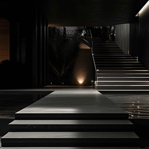 Baliza LED exterior suelo 18W - 12V DC - IP67 - Ø15cm -30º - RGB/3000K (40)